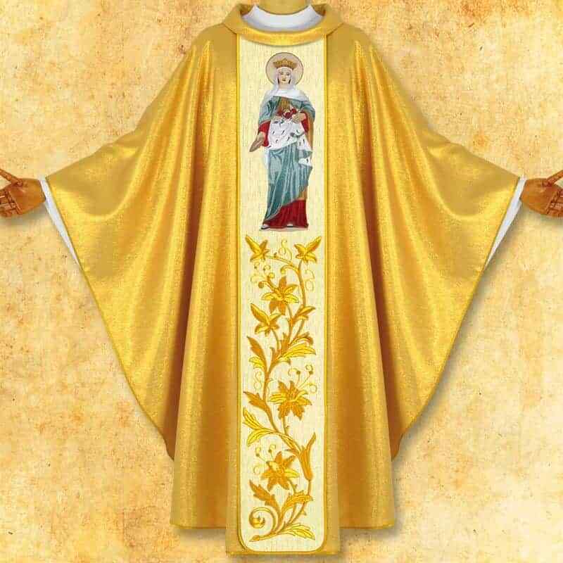 Chasuble embroidered "St. Elizabeth"