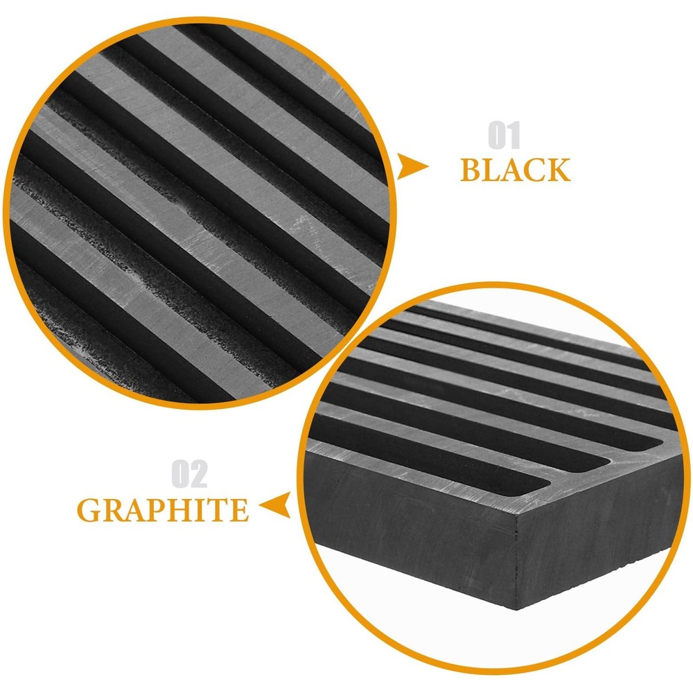 VILLCASE Graphite Ingot Mold, Strip Shape Gold Silver Casting Graph... Fast Ship