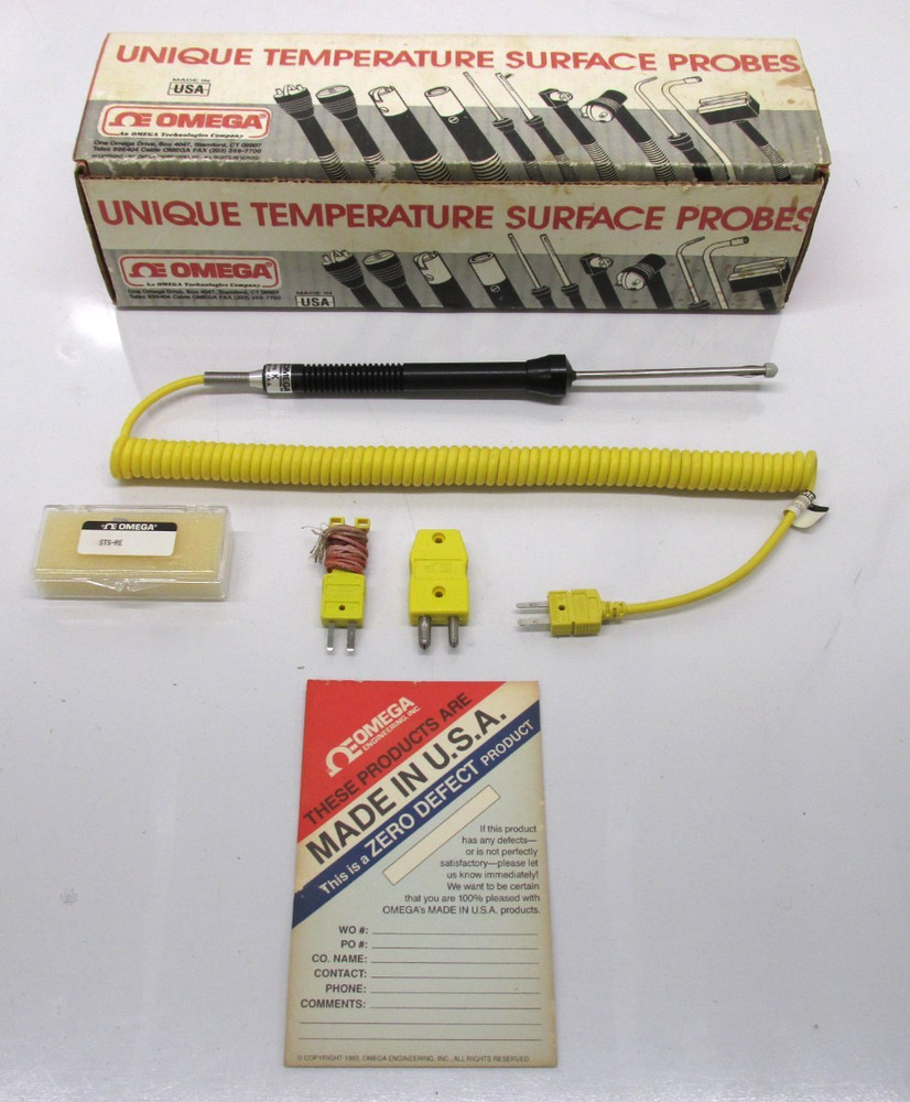 Omega Type K 88008K Temperature Surface Probe, BR.
