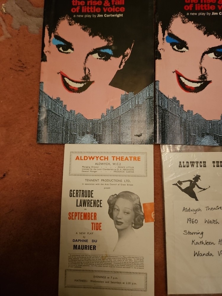 4 'Aldwych' Theatre Programmes