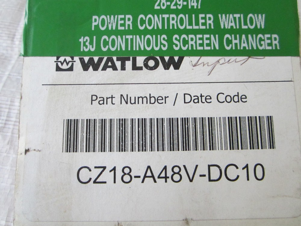 WATLOW CZ18-A48V-DC10 SOLID STATE CONTACTOR CZ18A48VDC10
