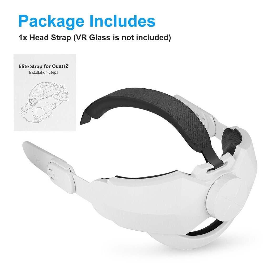 Head Strap for Oculus Quest 2 VR Headset Elite Headband Replacement Accessories