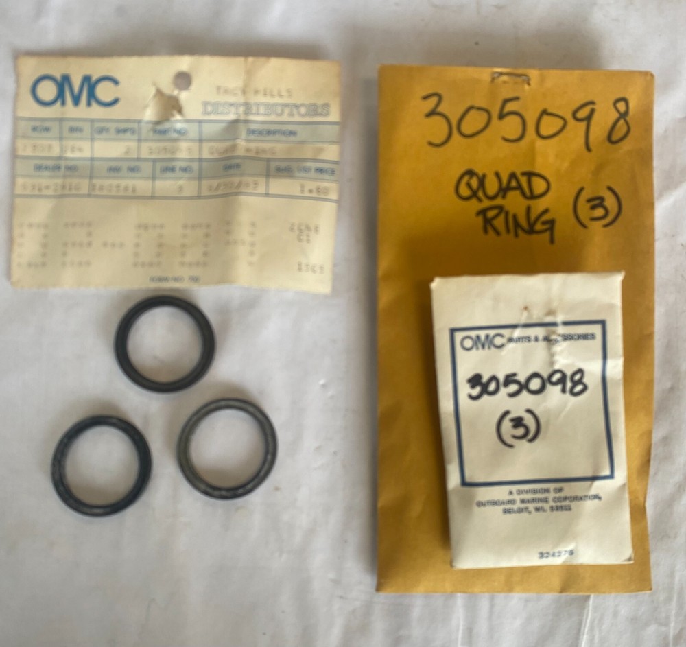 OMC JOHNSON EVINRUDE QUAD RING PART#305098