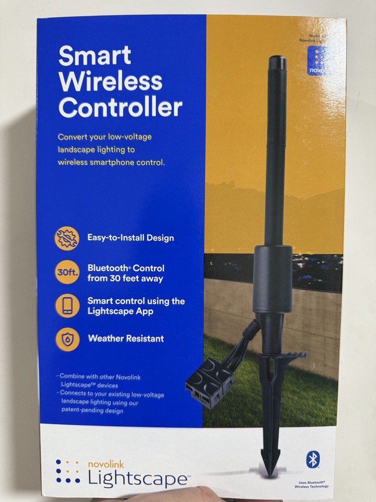 Smart Wireless Controller For Low Voltage Lights. LS-101B-WLVCTL