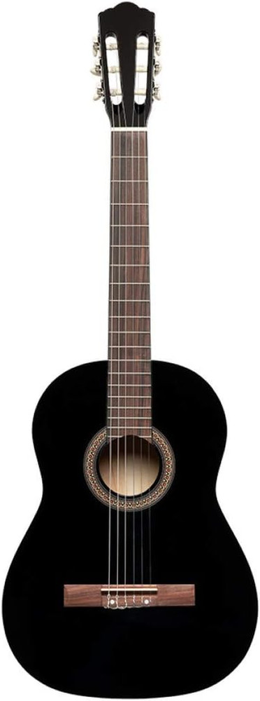 6 String Classical Guitar, Right, Black, Full (SCL50-BLK)