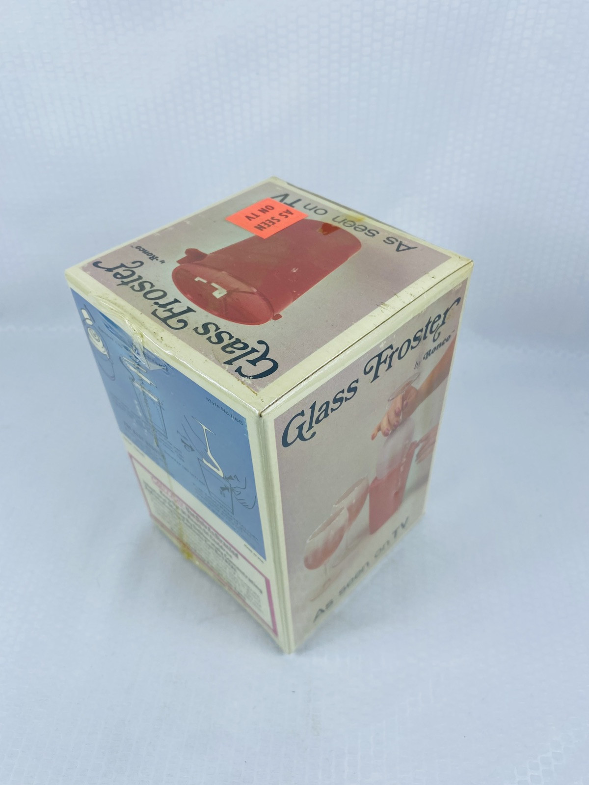 1975 VTG Glass Froster by Ronco Retro Collectible Barware NOS NEW and SEALED