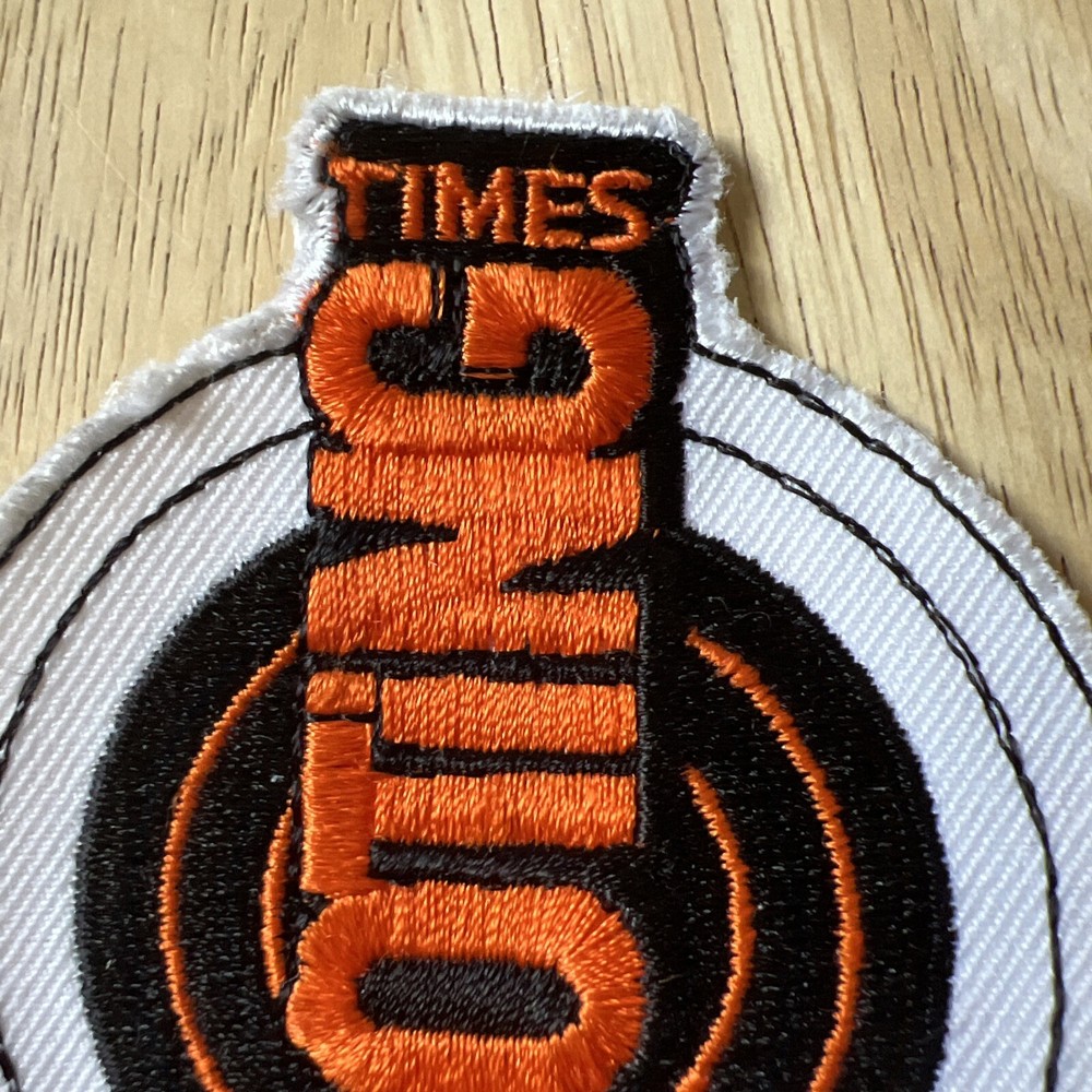 SHOOTING TIMES EMBROIDERED PATCH