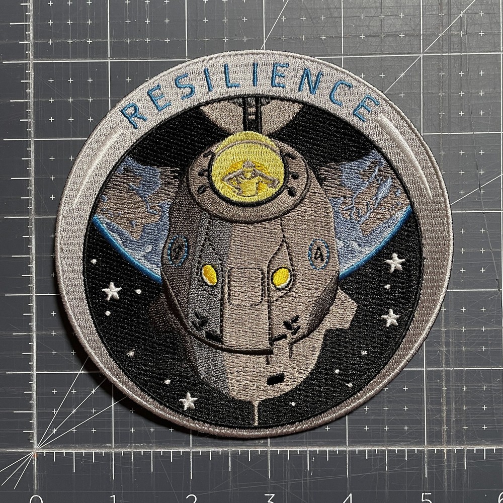 SpaceX Crew Dragon Resilience Commemorative Patch 5"