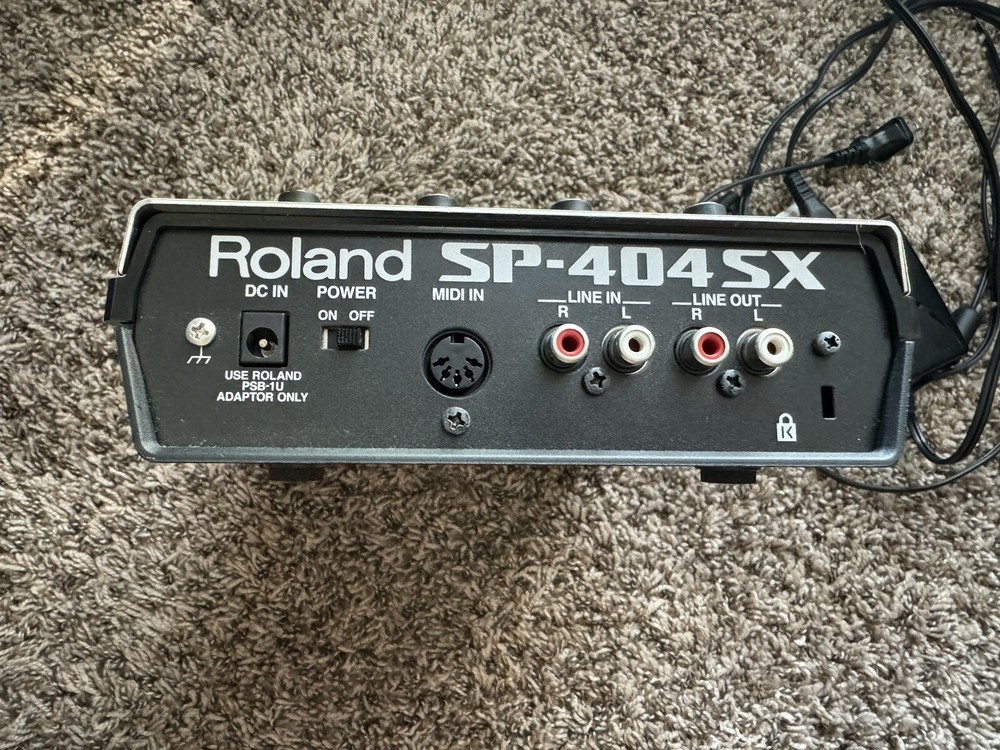 Roland SP-404SX Linear Wave Sampler w/ Custom Removable Skin
