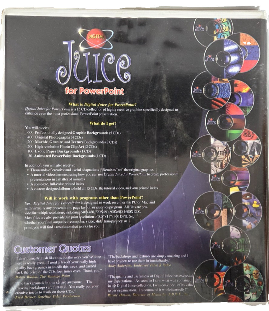 Digital Juice for Powerpoint & Microsoft Presentation Pro together Complete Vgt