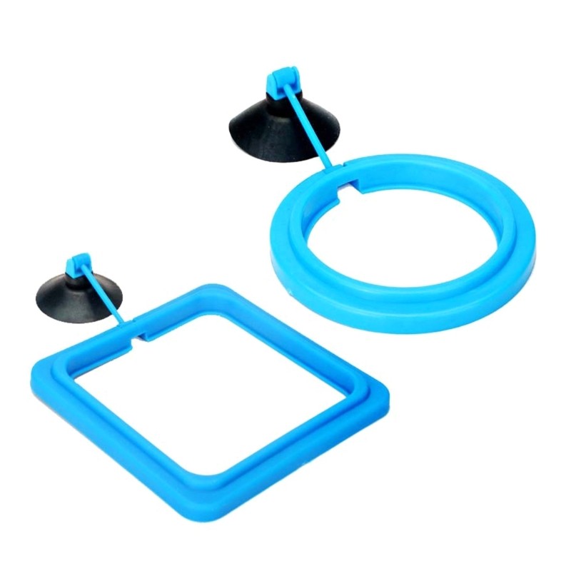 2pack Fish Tanks Circles Easyly Install Fish Feeders Floating Feeders
