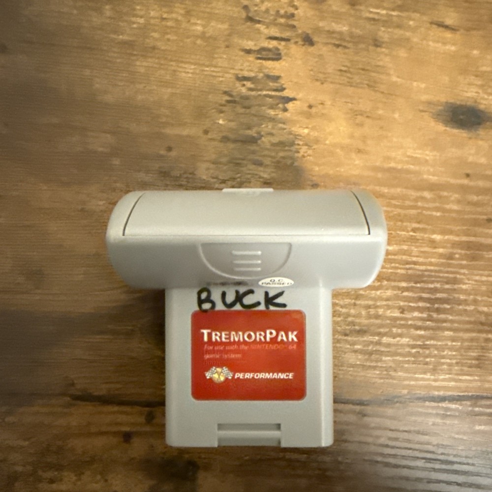 Tremor Pak Nintendo 64 N64 Controller Rumble Pak Pack Performance