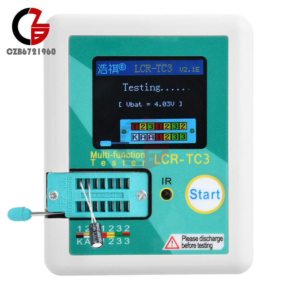 LCR-TC3 V2.1E Upgraded High-precision Transistor Tester Diode Capacitance Tester