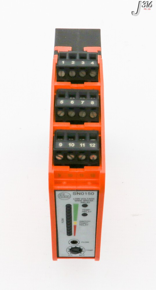 31554 IFM ELECTRONIC FLOW CONTROLLER (NEW) SN0150