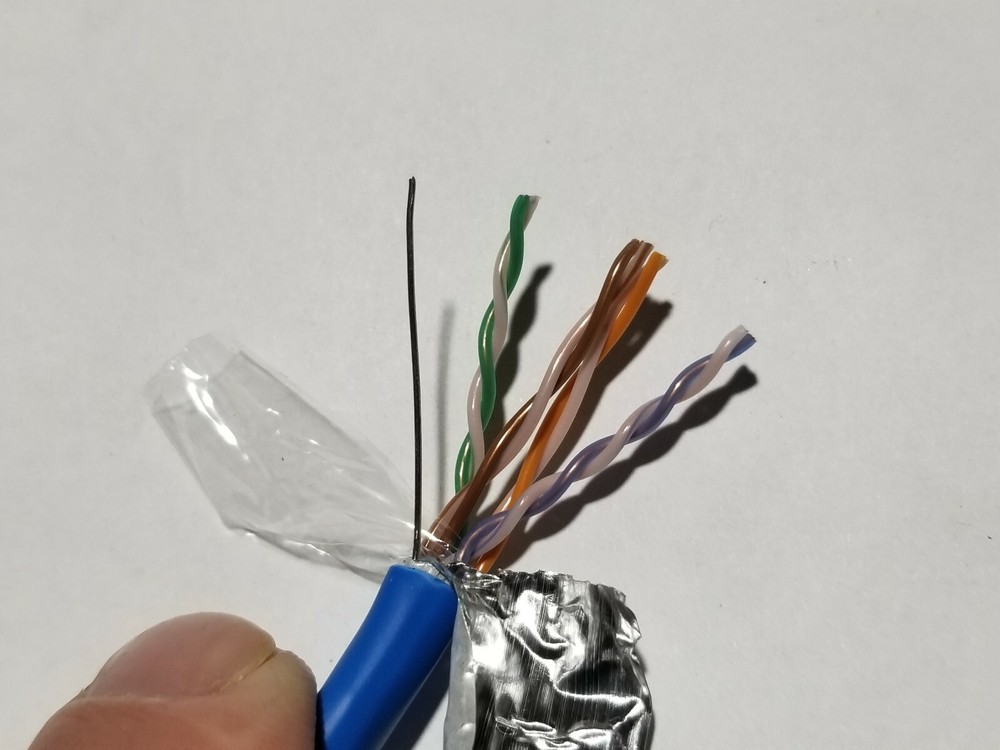 Commscope CS24P 24/4P Cat5E F/UTP WebTrak Plenum Shield Network Cable Blue/100ft