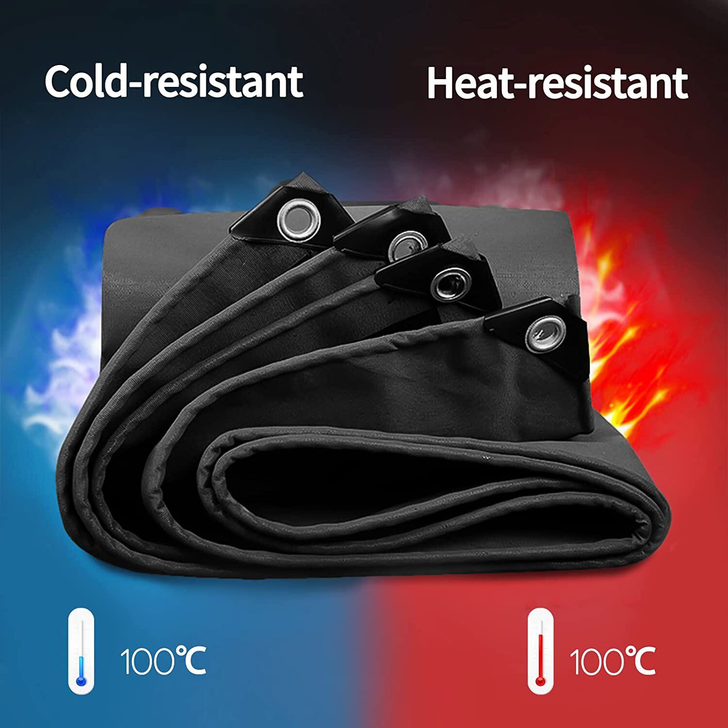 16oz Heavy Duty Canvas Tarp Tarpaulin Thick Camping Garden Cotton Shade Tent