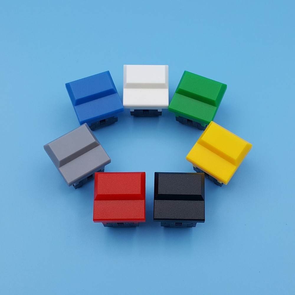 10Pcs PB86-B0 Large Cap 4Pin Momentary SPDT Square Push Button Switch