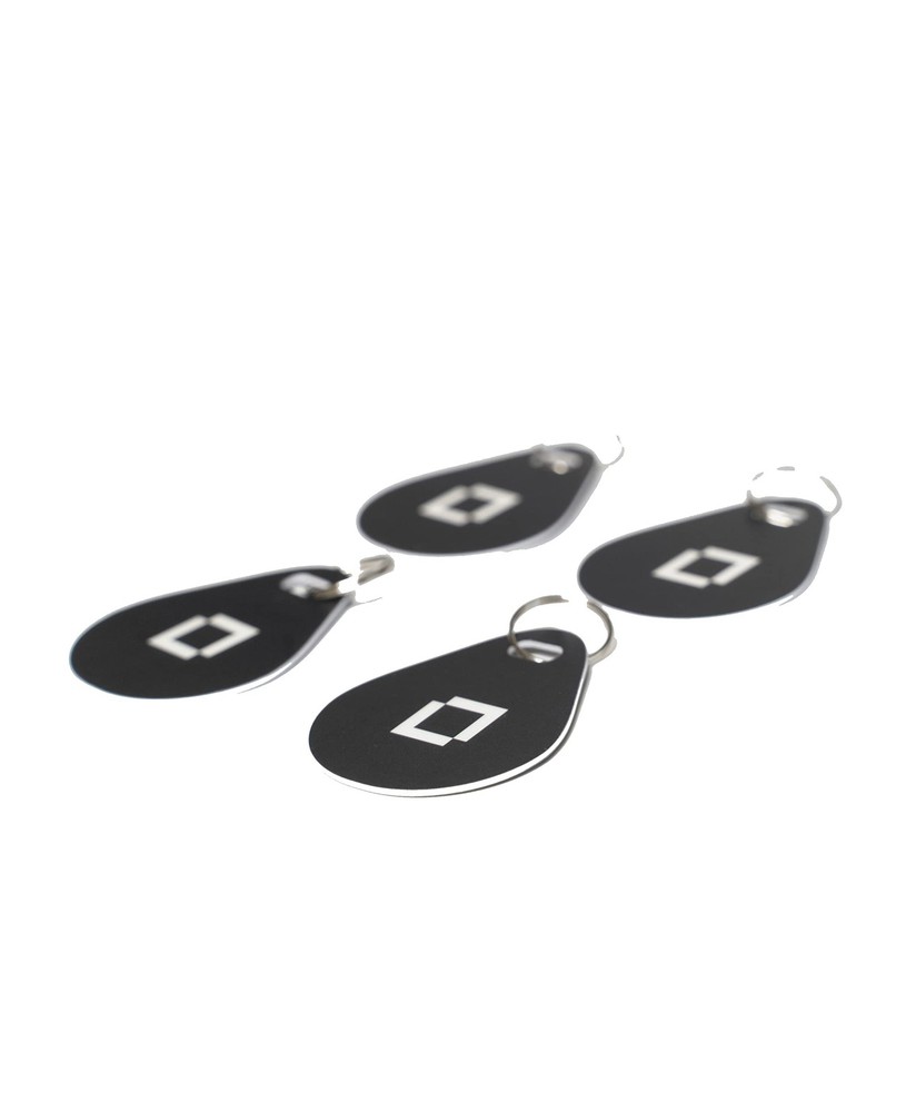 Level Key Fobs (4-Pack) - NFC Enabled - Compatible with Lock+ Gray