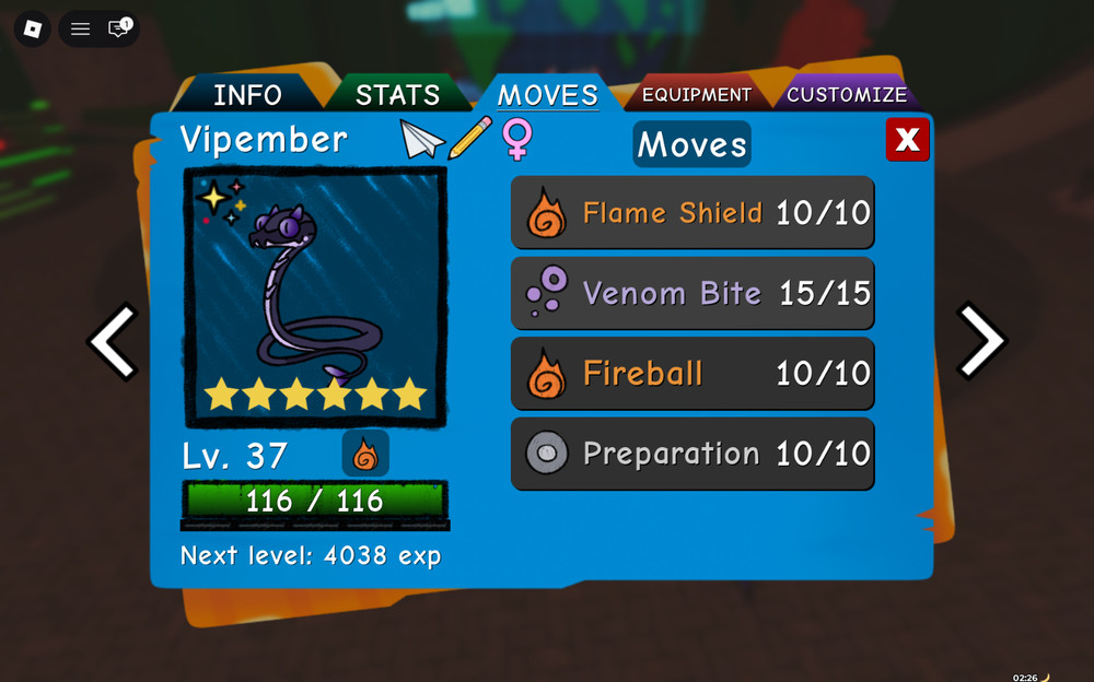 UHT6 Vipember (Doodle World Roblox)