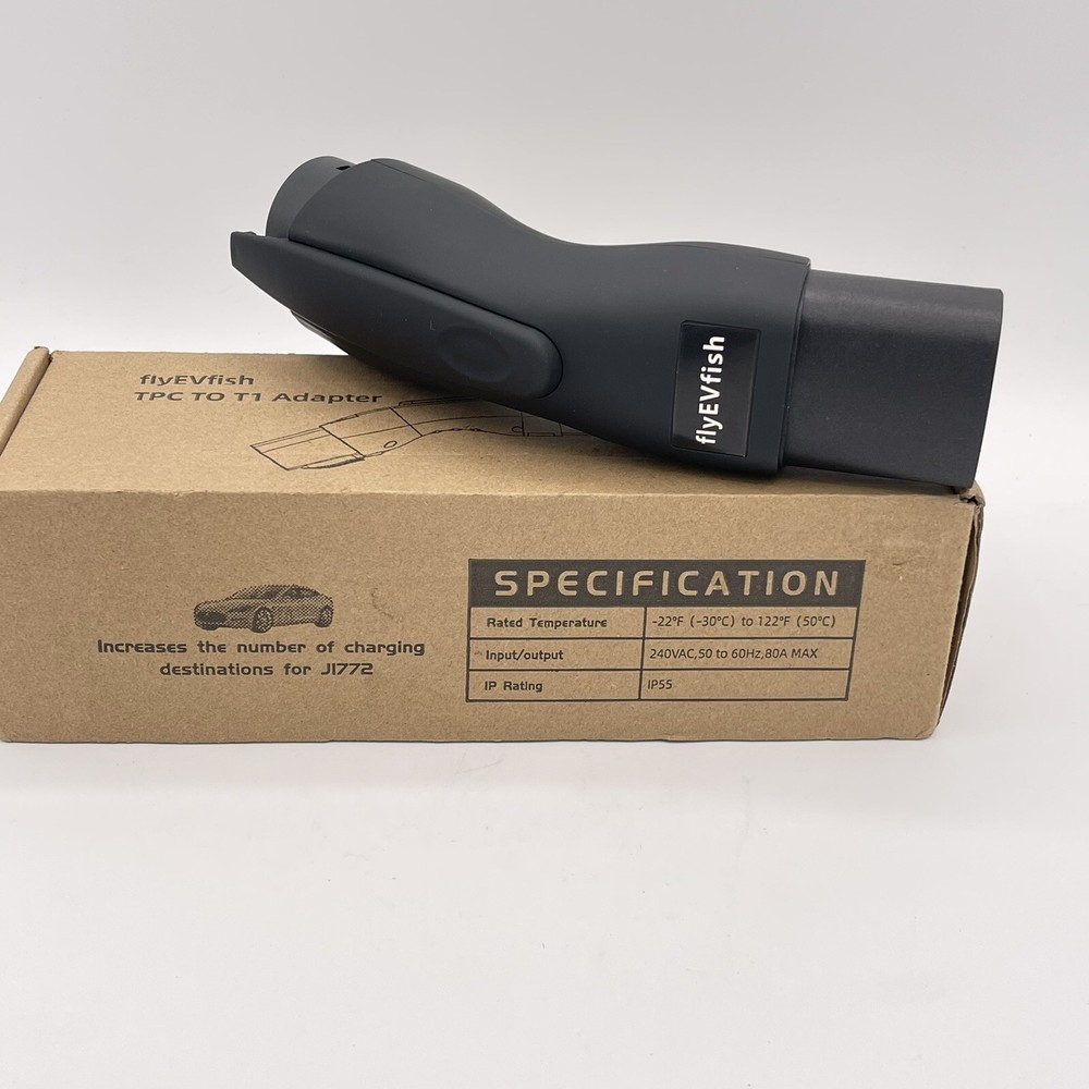 FlyEVfish TPC To T1 J1772 Adapter NIB