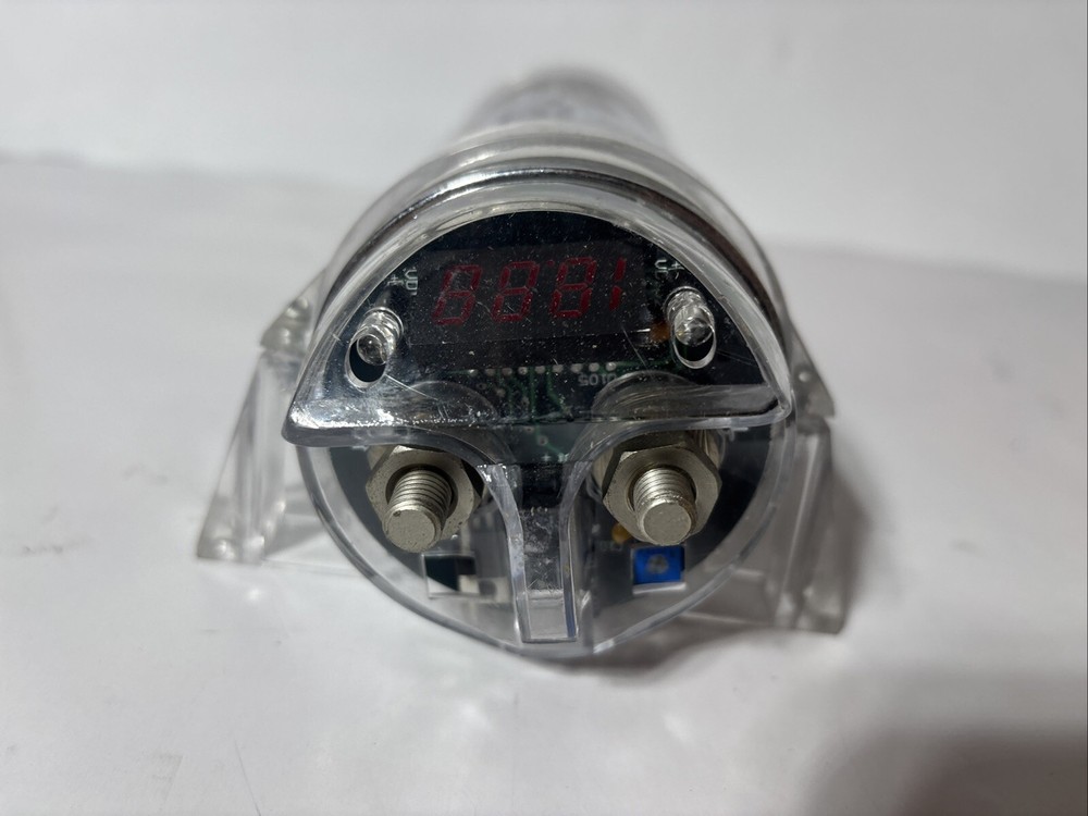 BOSS 1.2 POWER CAPACITOR W/ DIGITAL DISPLAY FARAD VINTAGE Untested
