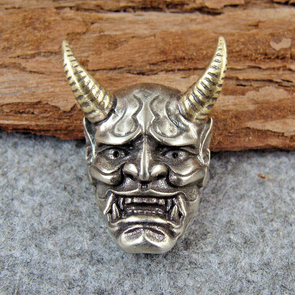 White Copper "Ghost Face" Shape Bag Wallet Conchos Rivet Stud Punk Screw Back