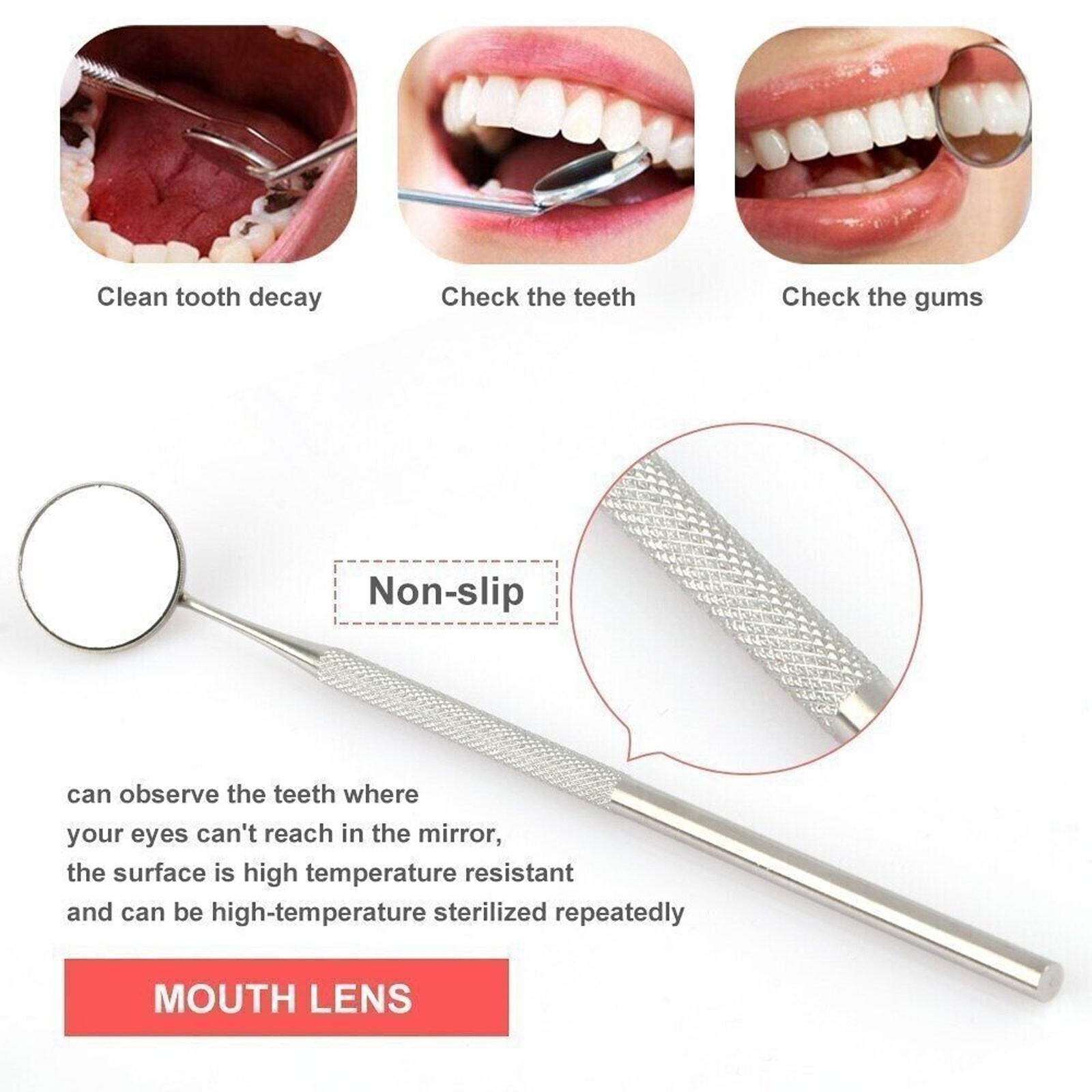 Dental Instruments Tools Scaler 5pc Oral Hygeine Deep Cleaning Set Kit Teeth Pro