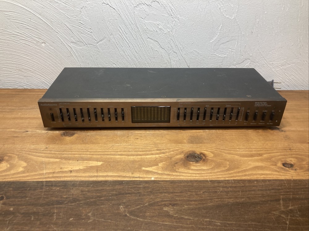 AudioSource EQ Eight Graphic Equalizer Spectrum Analyzer Need New Slider Knobs