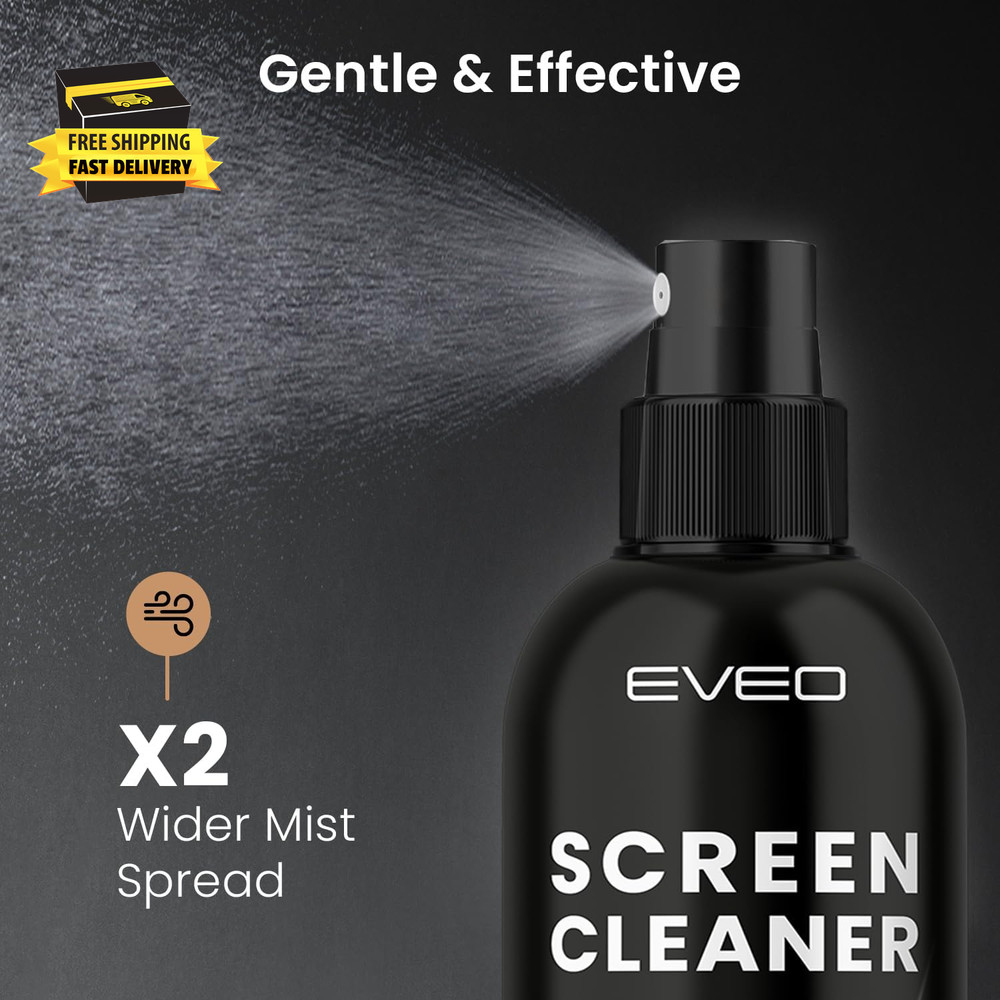 Screen Cleaner Spray - TV Screen Cleaner Spray and Microfiber Cloth Kit, Compute