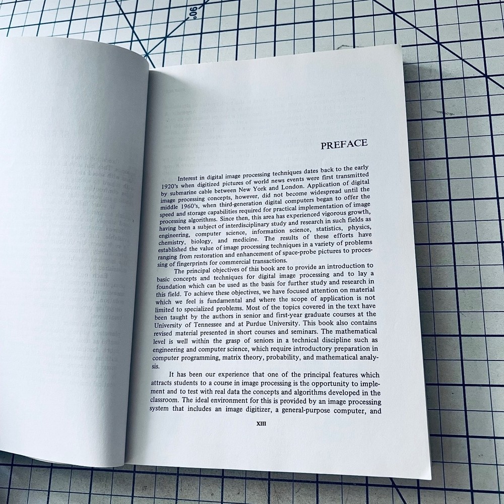 Digital Image Processing Gonzalez Wintz 1977 Vintage Digital Computers Computing