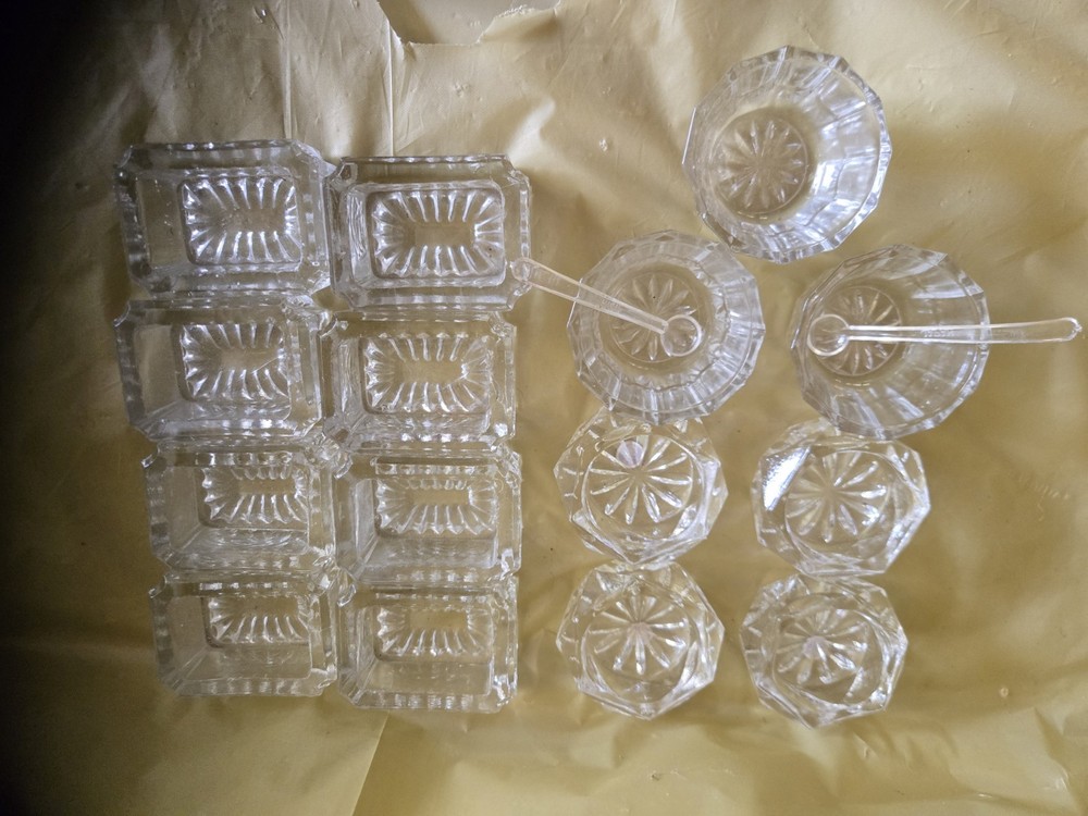 Vintage Salt Dips/glass