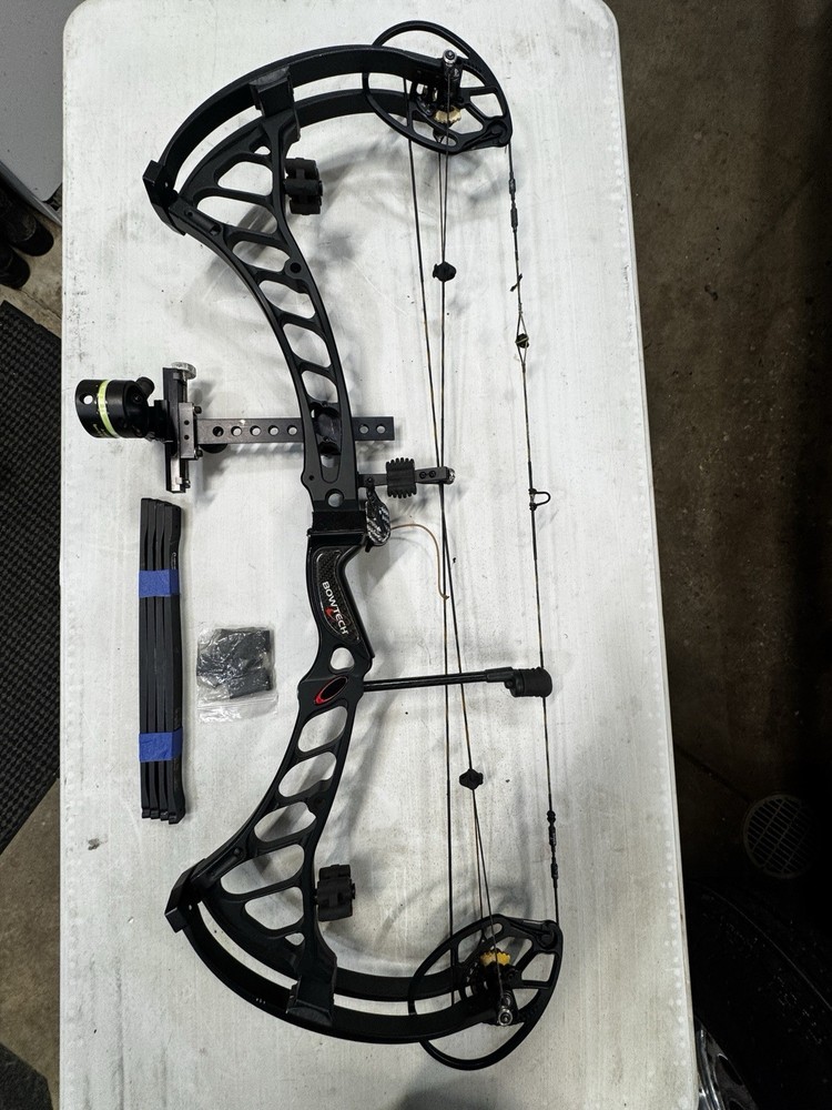 Bowtech Prodigy Compound Bow RH with Sight & Drop away rest. Extra limbs