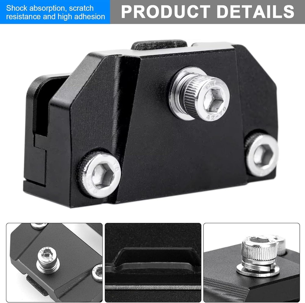 2PCS Universal Hood Light Mounting Brackets Ditch Light Brackets Adjustable Alum