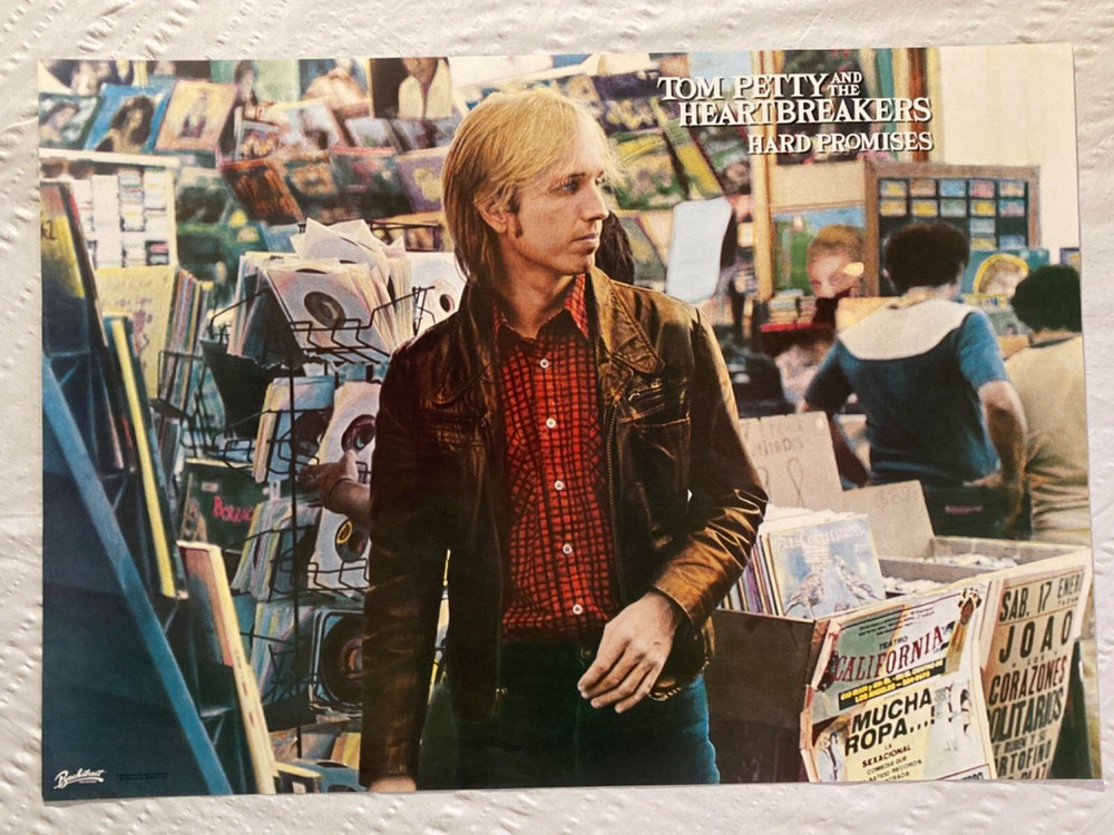 Tom Petty 1981 Promo Poster Hard Promises And The Heartbreakers