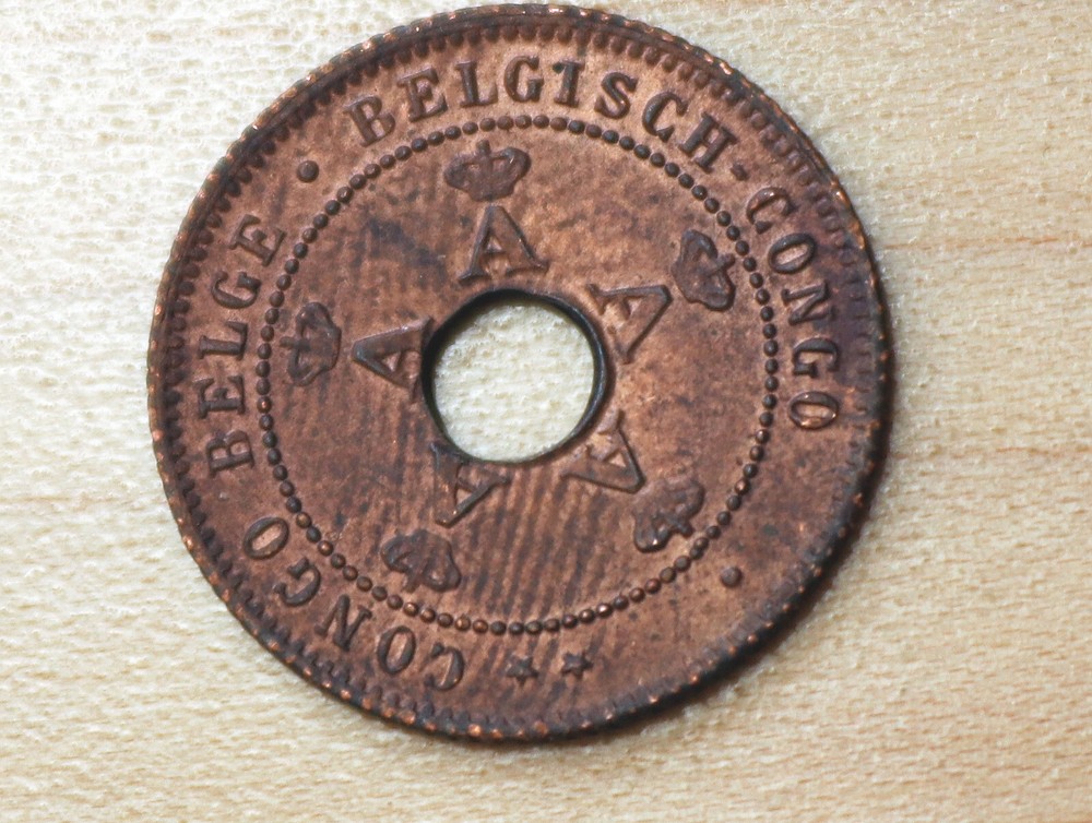 1919 Belgian Congo 1 Centime