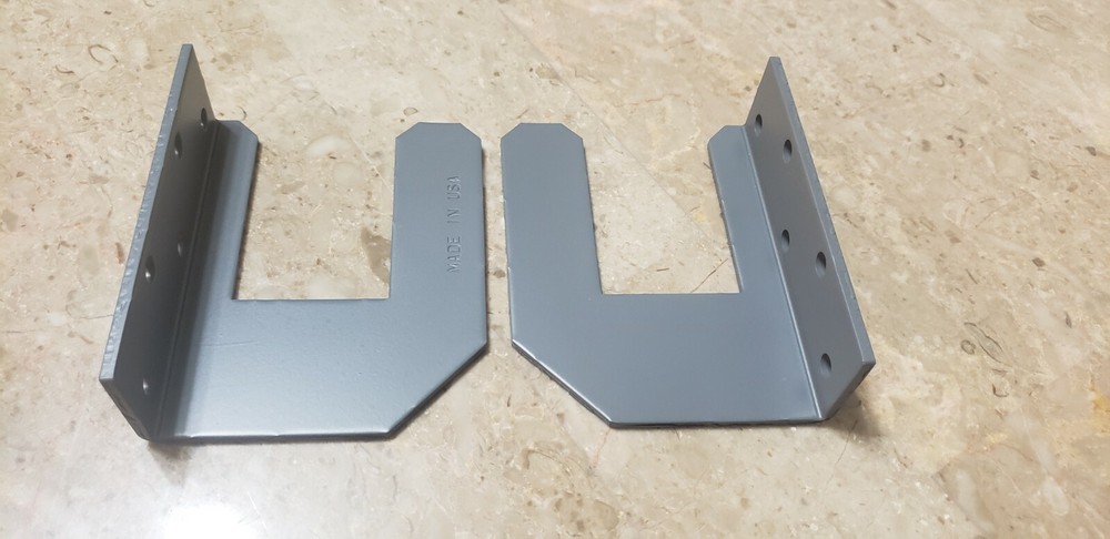 Security Brackets for front or back door Fits (2x3) or 2x4 Board