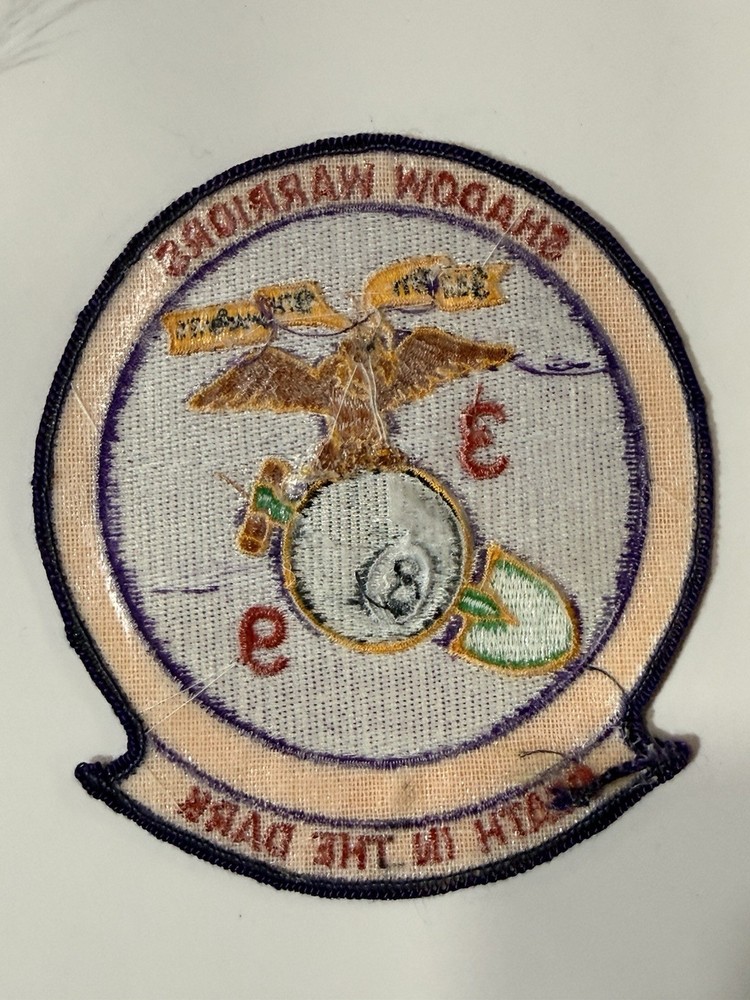 VTG Original USMC 3rd Battalion, 9th Marines "Shadow Warriors” Military Patch
