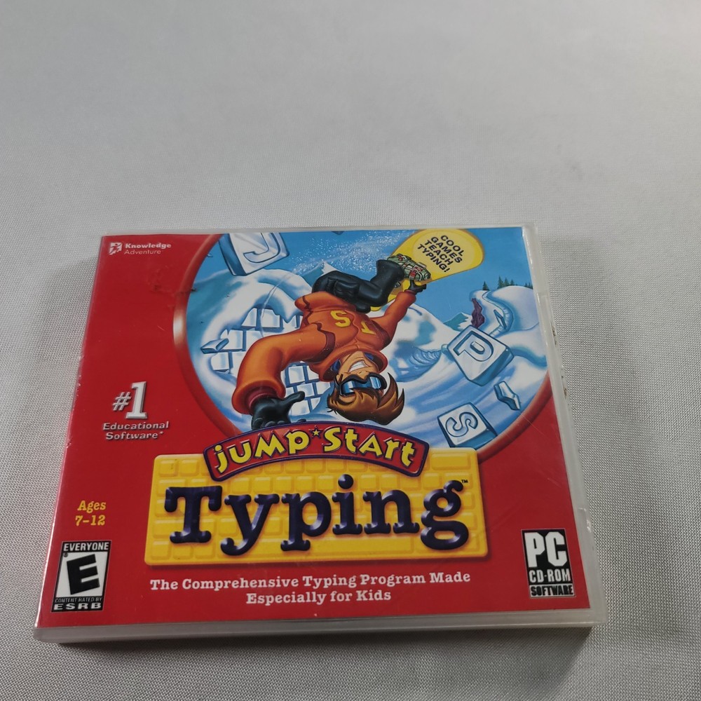 Jump Start Typing PC CD-Rom 2003 Windows Mac Ages 7-12 Educational Game 1 CD