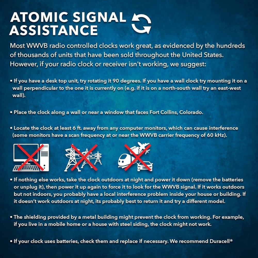 Digital Atomic Alarm Clock – LCD Display with Adjustable Brightness & Backlight