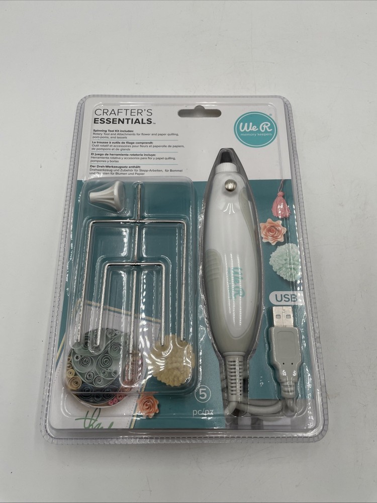 We R Memory Keepers Crafter's Essentials USB Spinning Tool Kit