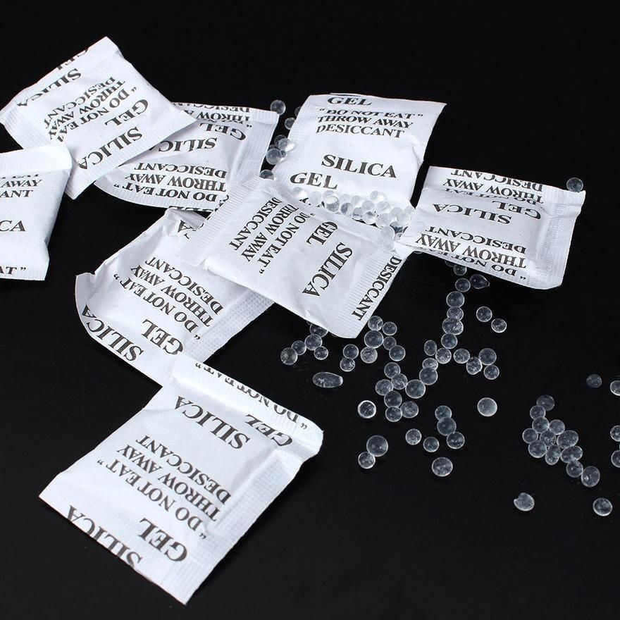100 - Silica Gel Packets - Desiccant - 1/2 Gram Fast ship from U.S.A. Non-Toxic