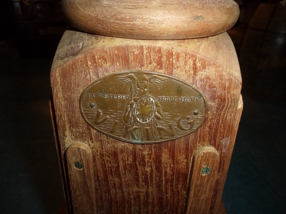 vintage viking binnacle compass