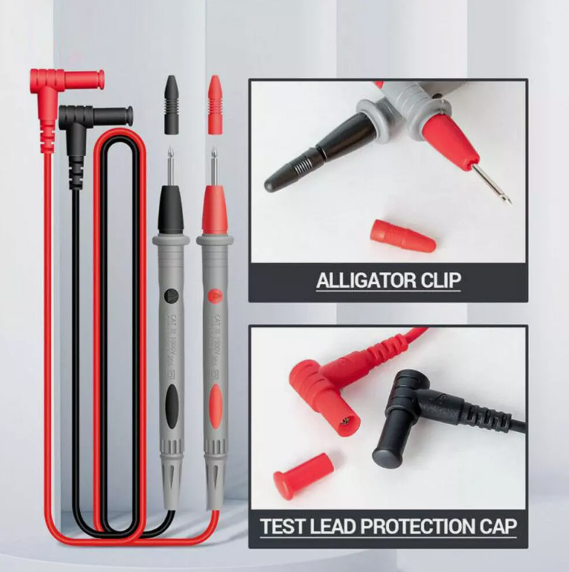 Digital Multimeter Tester AC DC Volt Amp Clamp Meter Auto Range LCD Handheld