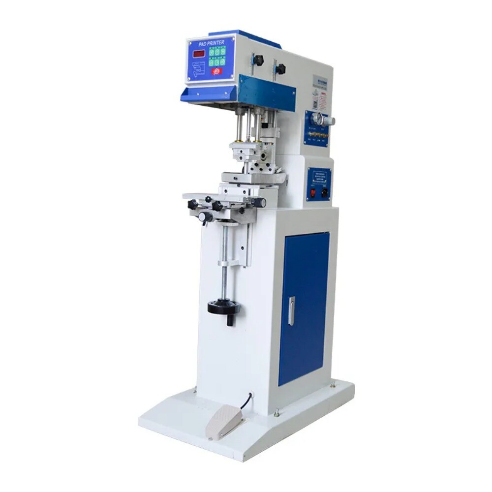 GB-C5 Double Printing Head Two-colour Pad Printing Machine Coding Machine