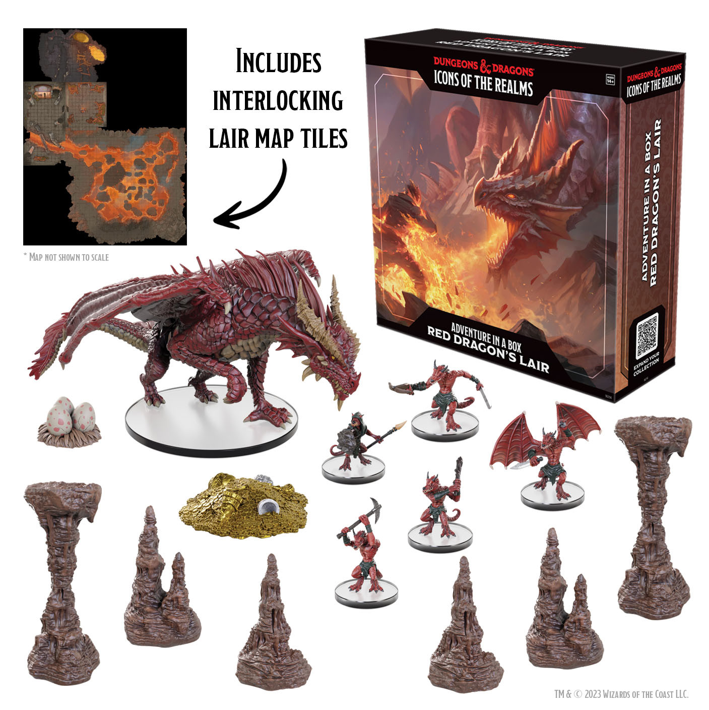 Adventure in a Box - Red Dragon's Lair Icons of the Realms Dungeons & Dragons