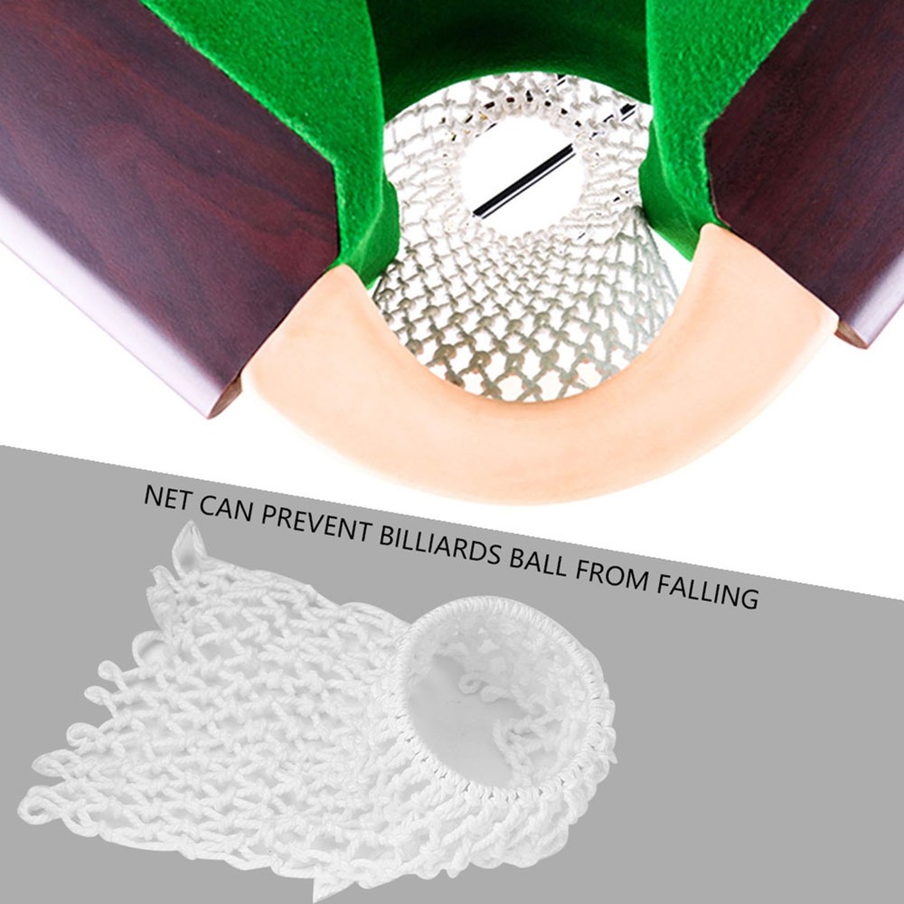 6pcs Standard Snooker Billiard Table Solid Empire Rail With Net Pockets Set