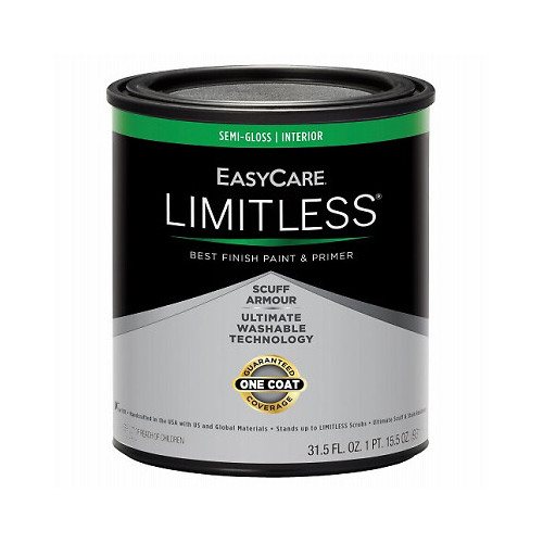 EasyCare LLISGM-QT Limitless Interior Paint & Primer, Medium Base Semi-Gloss