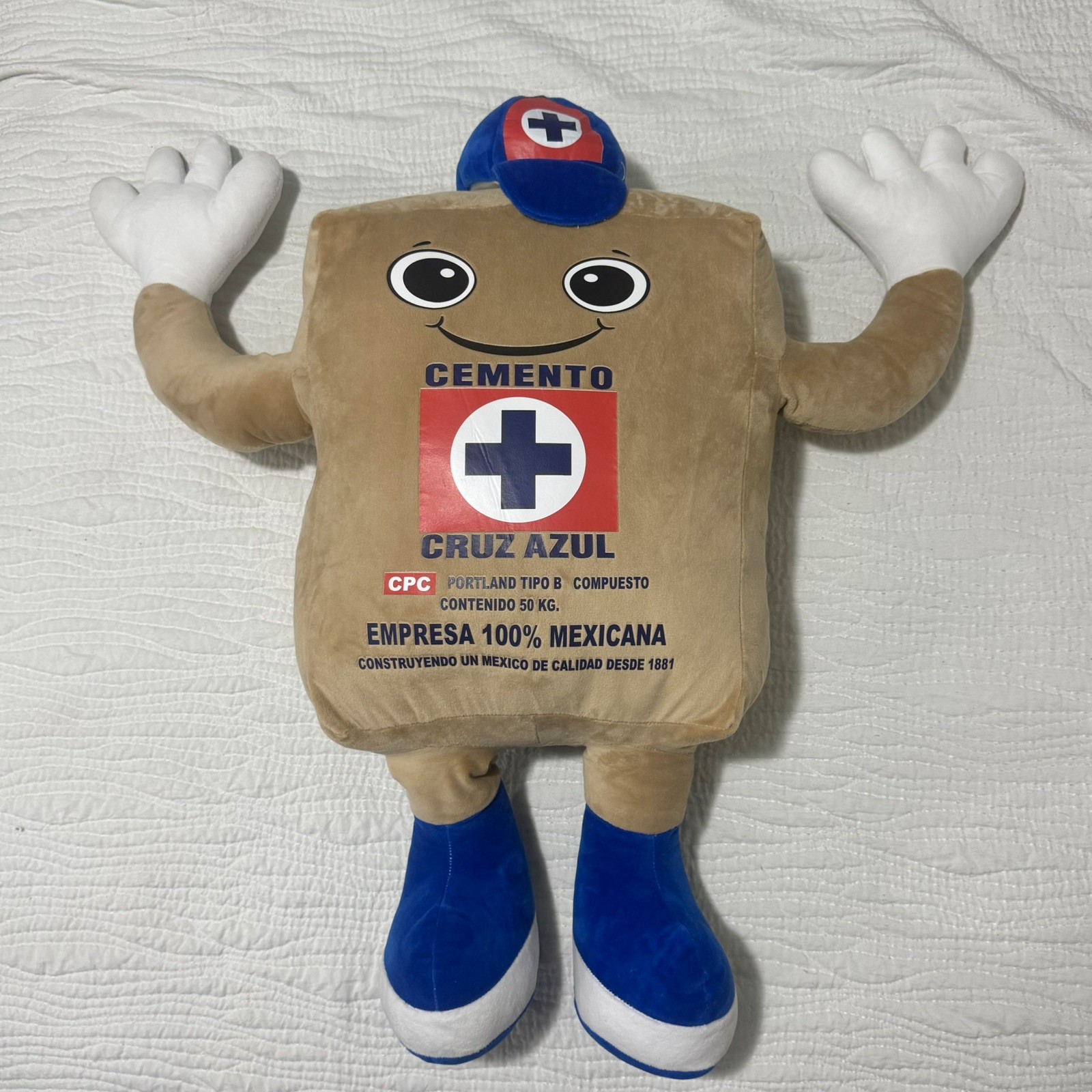 Costalito Cruz Azul Mexico La Maquina peluche Teddy cruzazulito *VERY BIG* 50CM