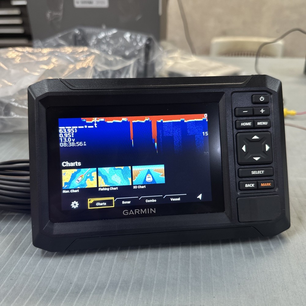 GARMIN ECHOMAP 5” UHD2 54CV + Transducer Chartplotter/Fishfinder Combo. SEE VID