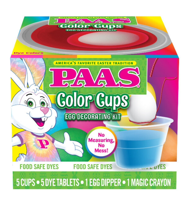 PAAS Easter Egg Decorating and Dye Kit , Color Cups, 1 Kit